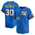 National League #30 Paul Skenes Blue 2025 All-Star Edition Limited Stitched Baseball Jersey
