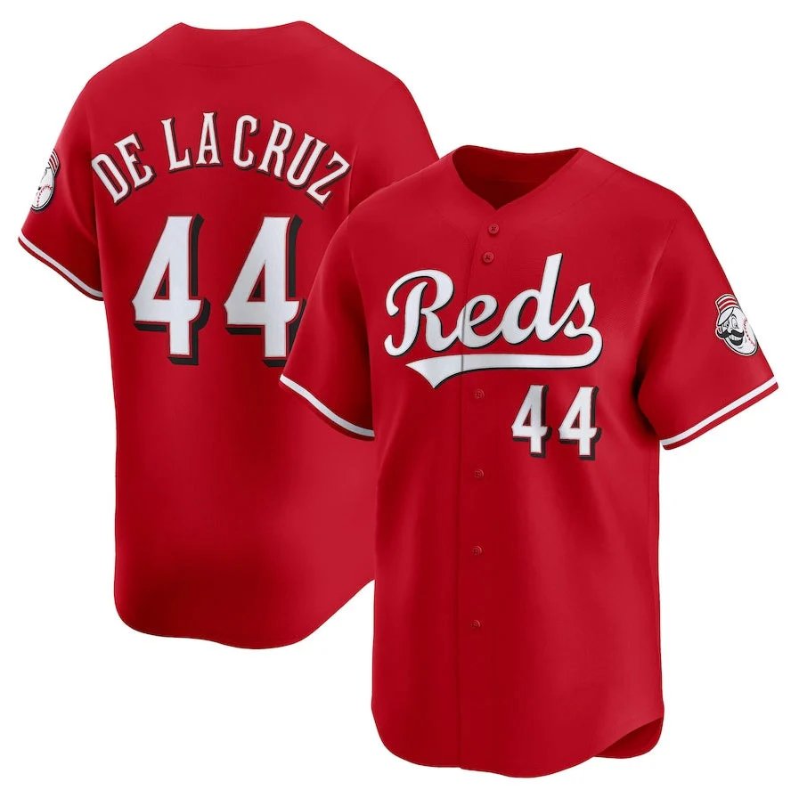 Cincinnati Reds #44 Elly De La Cruz Red Cool Baseball Jersey