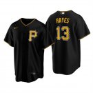 Pirates 13 Ke'Bryan Hayes Cool Baseball Jersey Black