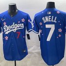 Men's Los Angeles Dodgers #7 Blake Snell Royal 2025 World Series Champions Patch Tokyo Jersey
