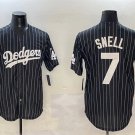Los Angeles Dodgers #7 Blake Snell Black Cool Base Stitched Jersey