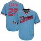 Minnesota Twins Rod Carew Blue Throwback Pullover Jersey