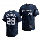 Mens STL #28 Nolan Arenado National League All-Star Jersey Navy