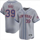 New York Mets #39 Edwin Diaz Jersey Stitched Grey