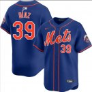 New York Mets #39 Edwin Diaz Jersey Stitched Blue