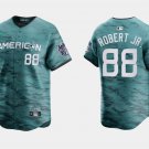 Men's Chicago White Sox #88 Luis Robert Jr. Teal 2023 All-Star Cool Base Stitched Jersey