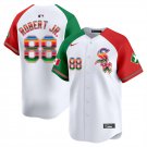 Men's Chicago White Sox #88 Luis Robert Jr. White Mexico Vapor Premier Limited Stitched Jersey