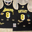 Los Angeles Lakers #8 Kobe Bryant Black Mitchell&Ness Basketball Jersey