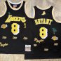 Los Angeles Lakers #8 Kobe Bryant Black Mitchell&Ness Basketball Jersey