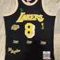 Los Angeles Lakers #8 Kobe Bryant Black Mitchell&Ness Basketball Jersey