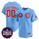 Custom Chicago Cubs JerseyTokyo Series 2025 Vapor Premier Limited Stitched Blue