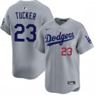 Mens LAD #23 Kyle Tucker Gray Road Limited Jersey