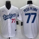 Los Angeles Dodgers Peso Pluma White Home Limited Replica Jersey