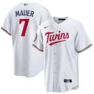 Joe Mauer Minnesota Twins 2024 Baseball Hall of Fame Jersey White