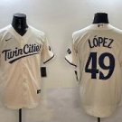Minnesota Twins Pablo Lopez Cream Cities Alternate Replica Jersey