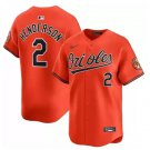 Baltimore Orioles #2 Gunnar Henderson Orange Cool Base Stitched Jersey