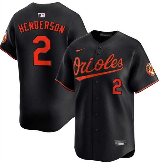 BAL Gunnar Henderson Nike Black Limited Player Jersey