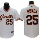 SFG #25 Barry Bonds White Cooperstown Jersey