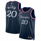 76ers #20 Jared McCain Navy 2025-26 City Edition Swingman Stitched Jersey