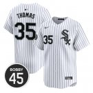 Frank Thomas Jersey #35 Chicago White Sox Bobby Jenks Stitched Stripes