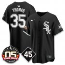 Frank Thomas Jersey #35 Chicago White Sox 2025 Reunion Weekend Black