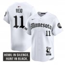 Naz Reid Jersey #11 Minnesota Timberwolves Gothic North Howl Edition White