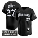 Rudy Gobert Jersey #27 Minnesota Timberwolves Gothic North Howl Edition Black