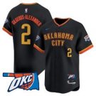 Gilgeous-Alexander Jersey #2 Oklahoma City Thunder Vapor Baseball Stitched Black
