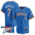 Chet Holmgren Jersey #7 Oklahoma City Thunder Vapor Baseball Stitched Blue