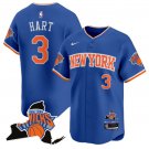 Josh Hart Jersey #3 New York Knicks Vapor Baseball Stitched Blue