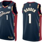 Mens Youth Cleveland Cavaliers #1 James Harden Nike Navy Classic Edition Swingman Jersey