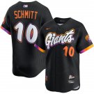 Mens San Francisco Giants #10 Casey Schmitt Nike Anthracite 2025 City Connect 2.0 Limited Jersey