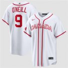 Men's Canada Baseball #9 Tyler O'Neill White 2026 World Baseball Classic Home Jersey