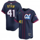 American League Joe Ryan #41 Navy 2025 All-Star Game Limited Jersey Stitched