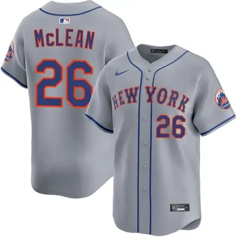 Nolan McLean New York Mets Road Limited Jersey