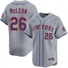 Nolan McLean New York Mets Road Limited Jersey