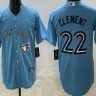 Toronto Blue Jays #22 Ernie Clement Cool Baseball Jersey Royal