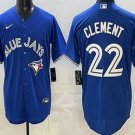 Toronto Blue Jays #22 Ernie Clement Cool Baseball Jersey Blue