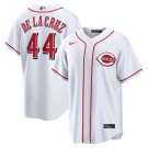 Men's Cincinnati Reds #44 Elly De La Cruz White 2026 Home Limited Stitched Baseball Jersey
