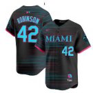 Jackie Robinson Jersey #42 Miami Marlins 2025 City Connect Premier Limited Stitched