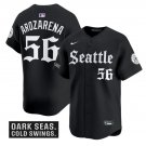 Randy Arozarena Jersey #56 Seattle Mariners Deep Sea Gothic Edition Limited Black