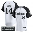 Pete Rose Jersey #14 Cincinnati Reds Gothic Queen City Edition Stitched