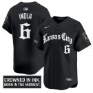 Jonathan India Jersey #6 Kansas City Royals Gothic Crown Edition Vapor Stitched