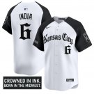 Jonathan India Jersey #6 Kansas City Royals Gothic Crown Edition Stitched