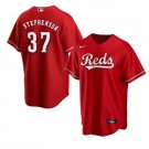 Any Size Cincinnati Reds #37 Tyler Stephenson Cool Baseball Jersey Red