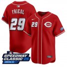 TJ Friedl Jersey #29 Cincinnati Reds Speedway Classic Limited Stitched Red