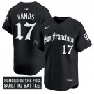 Heliot Ramos Jersey #17 San Francisco Giants Gothic Fog Edition Vapor Stitched