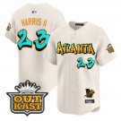 Michael Harris II Jersey #23 Atlanta Braves Graffiti A-Town Edition Stitched Cream