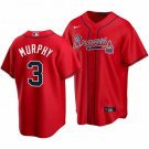 Any Size Braves #3 Dale Murphy Baseball Jersey Red