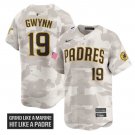 Tony Gwynn Jersey #19 San Diego Padres 2025 Armed Forces Day Vapor Stitched